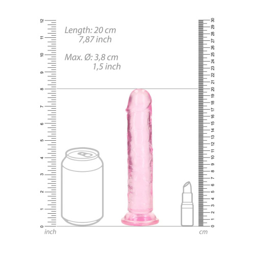 Фаллоимитатор на присоске Realrock Dildo 7'', 20 см