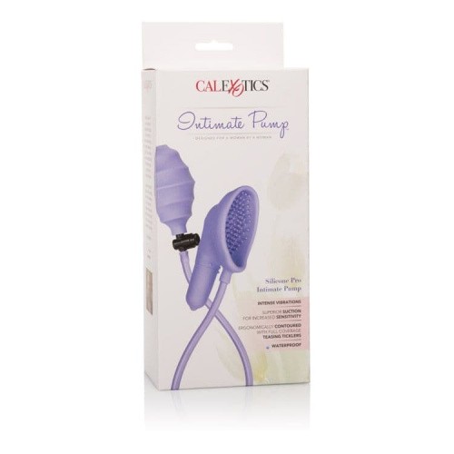 California Exotic Novelties Silicone Pro Intimate Pump - Вакуумная вибропомпа для клитора, 7.5х4.5 см