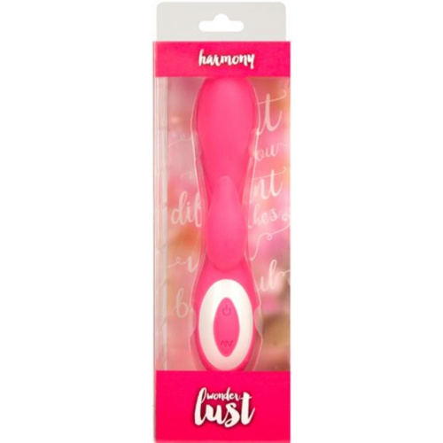 BMS Factory Harmony Pink Wonder Lust вибратор-кролик, 12.5х2.5 см (розовый)