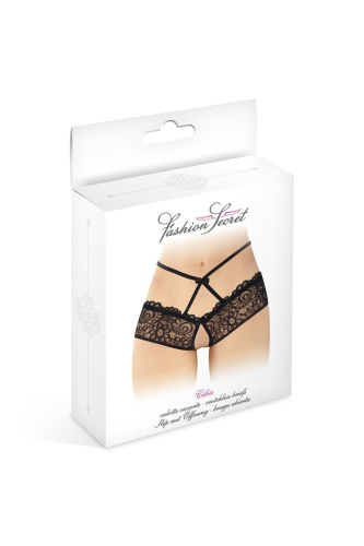 Трусики с доступом Fashion Secret Celia, One Size черные