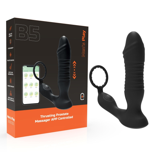 Масажер простати зі смарт управлінням Erospace Men’s Play Thrusting Prostate Massager - купити в Україні | Секс шоп SEX-SHOP.ua