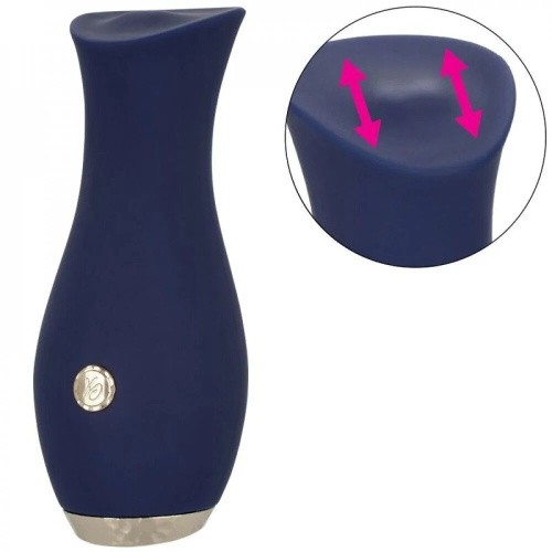 California Exotic Novelties - Chic Tulip - Вибромассажер с имитацией оральных ласк, 11.5х4.5 см