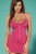 Комплект Obsessive Blackardi chemise (L/XL) малиновый Комплект Obsessive Blackardi chemise (L/XL) малиновый