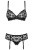 Obsessive Letica set - эротический комплект белья, S/M (чёрный) Obsessive Letica set - эротический комплект белья, S/M (чёрный)