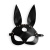 Кожаная маска Зайки Art of Sex - Bunny mask черная Кожаная маска Зайки Art of Sex - Bunny mask черная