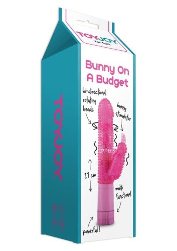 Toy Joy Bunny Budget - вібратор комп'ютерний, 13х3.5 см - купити в Києві, Україні