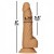 ADDICTION - 8" DUAL DENSITY - Реалистичный фаллоимитатор, 14х4.5 см (телесный) ADDICTION - 8" DUAL DENSITY - Реалистичный фаллоимитатор, 14х4.5 см (телесный)