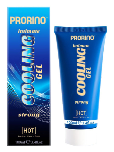 Интимный гель Hot PRORINO Intimate Strong с охлаждающим эффектом, 100 мл