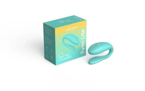 We-Vibe Sync Lite Aqua - Смарт-вибратор, 7,8 см (бирюзовый)