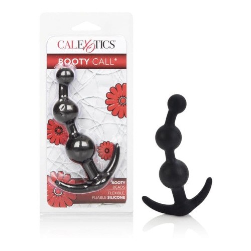 CalExotics Booty Call Booty Beads - анальная елочка, 12х3.25 см (пурпурный)