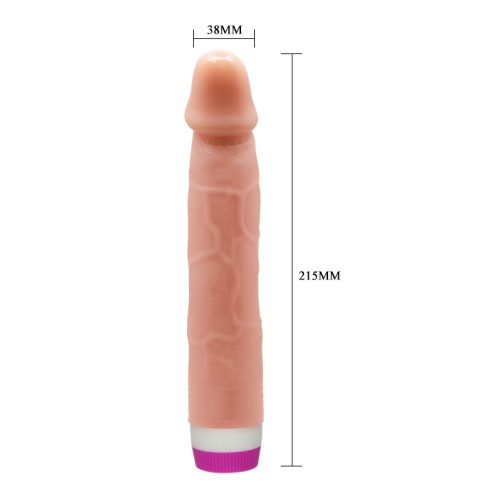 Реалистичный вибратор Jelly Vibe Rotation, 21.5 см