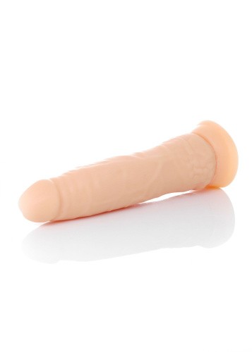 Boss Fog Dildo - реалистичный фаллоимитатор, 19.5х4.5 см (бежевый)