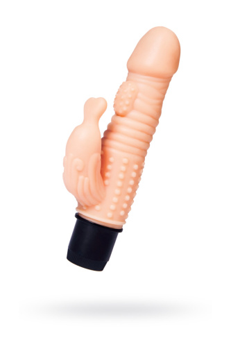 Toyfa A-Toys Multi-Speed - мультискоростной вибратор-кролик,  17.5х3 см (телесный)