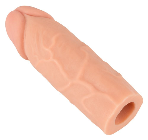 Nature Skin Extension Sleeve - Насадка на пенис, +4 см (телесный)