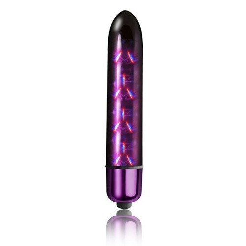 Rocks Off RO-90mm Cosmic Delight Ultra - вибропуля с голографическим покрытием, 9х1.6 см. (фиолетовый)