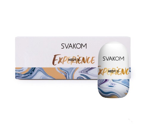 Svakom Hedy X Experience Опыт - набор из 5 мастурбаторов яиц (голубой)