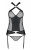 Passion Amanda Corset - Сетчатый комплект корсет с халтером, черный (S/M) Passion Amanda Corset - Сетчатый комплект корсет с халтером, черный (S/M)