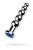 Toyfa Metal - Большая серебристая анальная пробка ёлочка с камнем, 12.5х3.4 см (синий) Toyfa Metal - Большая серебристая анальная пробка ёлочка с камнем, 12.5х3.4 см (синий)