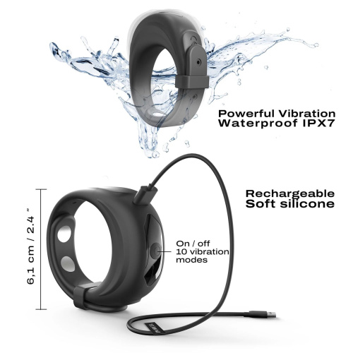 Эрекционное виброкольцо Dorcel Fit Vibe Ring