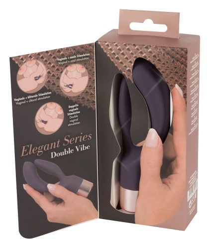 Orion - Elegant Series Double Vibe - Вибратор Hi-tech, 15.2х3 см