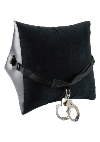 Position Master With Cuffs Black - Подушка с наручниками