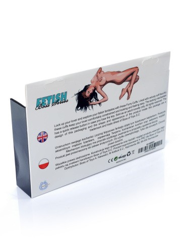 Fetish Boss Series Furry Cuffs - Наручники (чёрные)