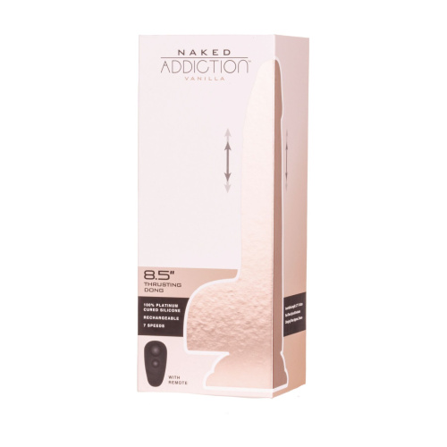Фаллоимитатор с пульсацией Naked Addiction 8.5” Thruster, 21,6 см
