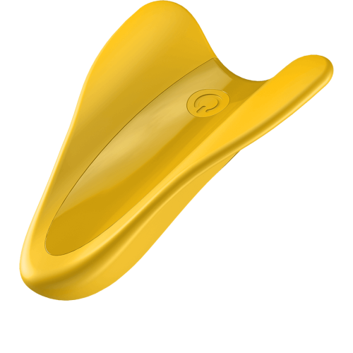 Satisfyer High Fly Yellow - Вибратор на палец, 6.5х5.5 см (жёлтый)