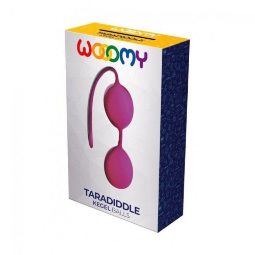 Wooomy Taradiddle Magenta Kegel Ball - Вагинальные шарики, 17х3.5 см