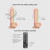 Фаллоимитатор с вибрацией и ротацией Strap-On-Me Rotating & Vibrating Realistic Dildo, L Фаллоимитатор с вибрацией и ротацией Strap-On-Me Rotating & Vibrating Realistic Dildo, L