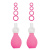 Topco Sales Nipple Enlargers  - Помпы для сосков, 1.1 см (розовый)