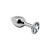 Alive - Mini Metal Butt Plug - Анальна пробка - S, 7х2.8 см (біла) - купити в Києві, Україні