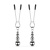 Зажимы для сосков Bedroom Fantasies: Nipple Clamps with Beaded Chain