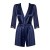 Obsessive Satinia robe - сатиновый пеньюар, S/M (синий) Obsessive Satinia robe - сатиновый пеньюар, S/M (синий)