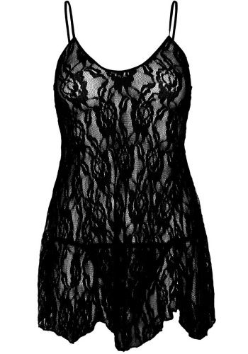 Сорочка беби-долл Leg Avenue Rose Lace Flair, One Size