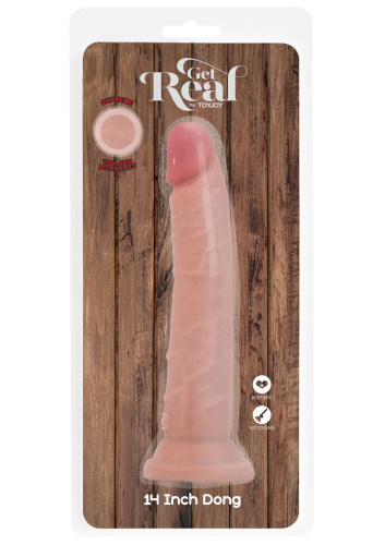 Реалістичний фалоімітатор Get Real Deluxe 14 Inch Dong, 36.5 см - купити в Києві, Україні