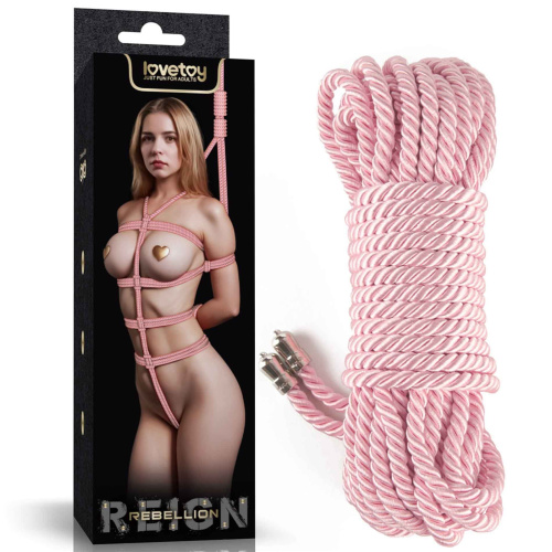Веревка для связывания LoveToy Rebellion Reign Rose Bondage Rope, 10 м