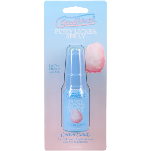 Спрей для кунилингуса Doc Johnson GoodHead Pussy Licker Spray - сахарная вата, 29 мл