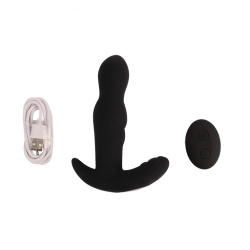 Beast In Black P-Play Probe - Массажёр простаты с ротацией, 11.2х3.3 см