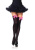 Leg Avenue Nylon Thigh Highs With Bow - чулки с бантиком (белый с голубым) Leg Avenue Nylon Thigh Highs With Bow - чулки с бантиком (белый с голубым)