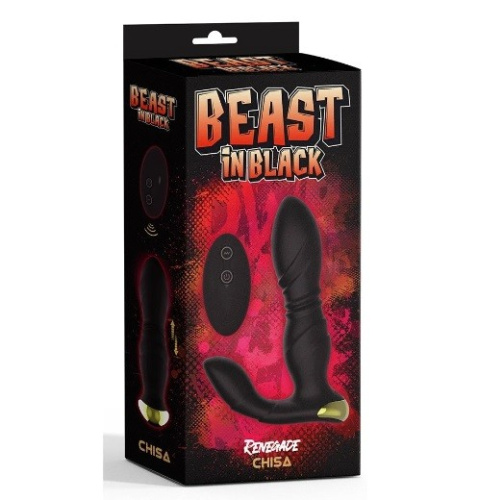 Beast In Black Renegade - Анальный вибромассажёр, 12х3.6 см