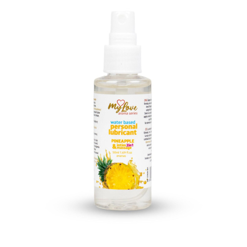2в1 лубрикант и массажный гель - MyLove Aroma Series Intim&Massage Pineapple, 50 мл