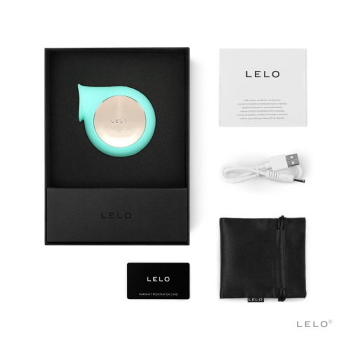 LELO Sila - вакуумный стимулятор клитора, 8х3.5 см (мятный)
