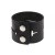 sLash Miracles Smooth Black S - кожаные наручники, 19 см (чёрный) sLash Miracles Smooth Black S - кожаные наручники, 19 см (чёрный)