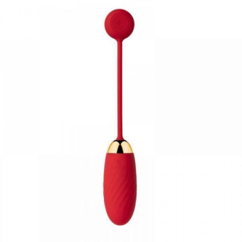 Svakom Ella Vibrating Egg Red-віброяйце зі смарт-управлінням, 21. 5х3. 3 см (кораловий) - купити в Києві, Україні