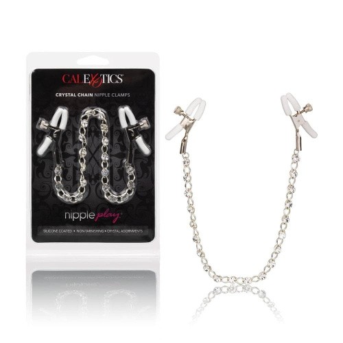 CalExotic Crystal Chain Nipple Clamps затискачі для сосків - купити в Києві, Україні