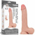 8.5'' Sliding Skin Dual Layer Dong - Whole Testicle - Фаллоимитатор, 22 см (телесный)