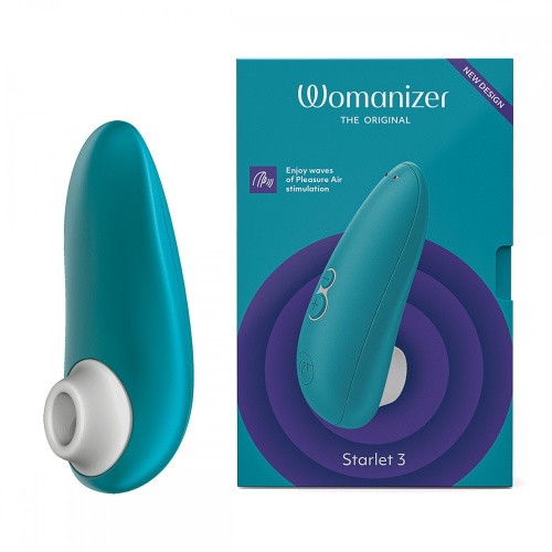 Вакуумный стимулятор клитора Womanizer Starlet 3 + Лубрикант 50 мл в подарок