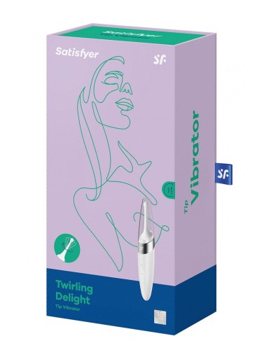 Satisfyer Twirling Delight - Вибратор для клитора (белый)