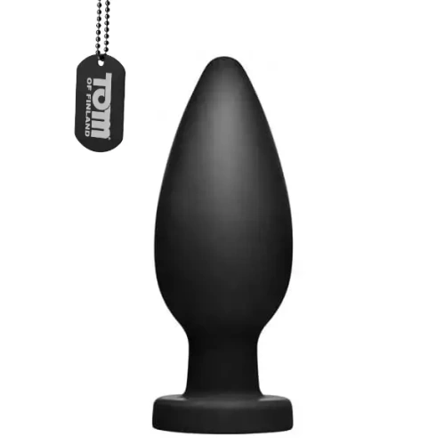 Tom of Finland XXL Silicone Anal Plug - Анальная пробка, 17х6,4 см (чёрный)